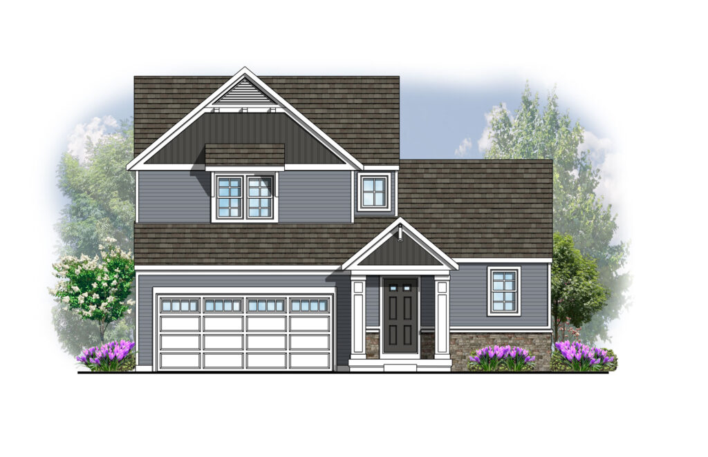 Ivy Home Plan Elevation B | Eastbrook Homes