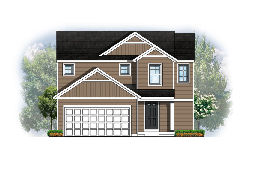 Rowen Home Plan Elevation A | Eastbrook Homes