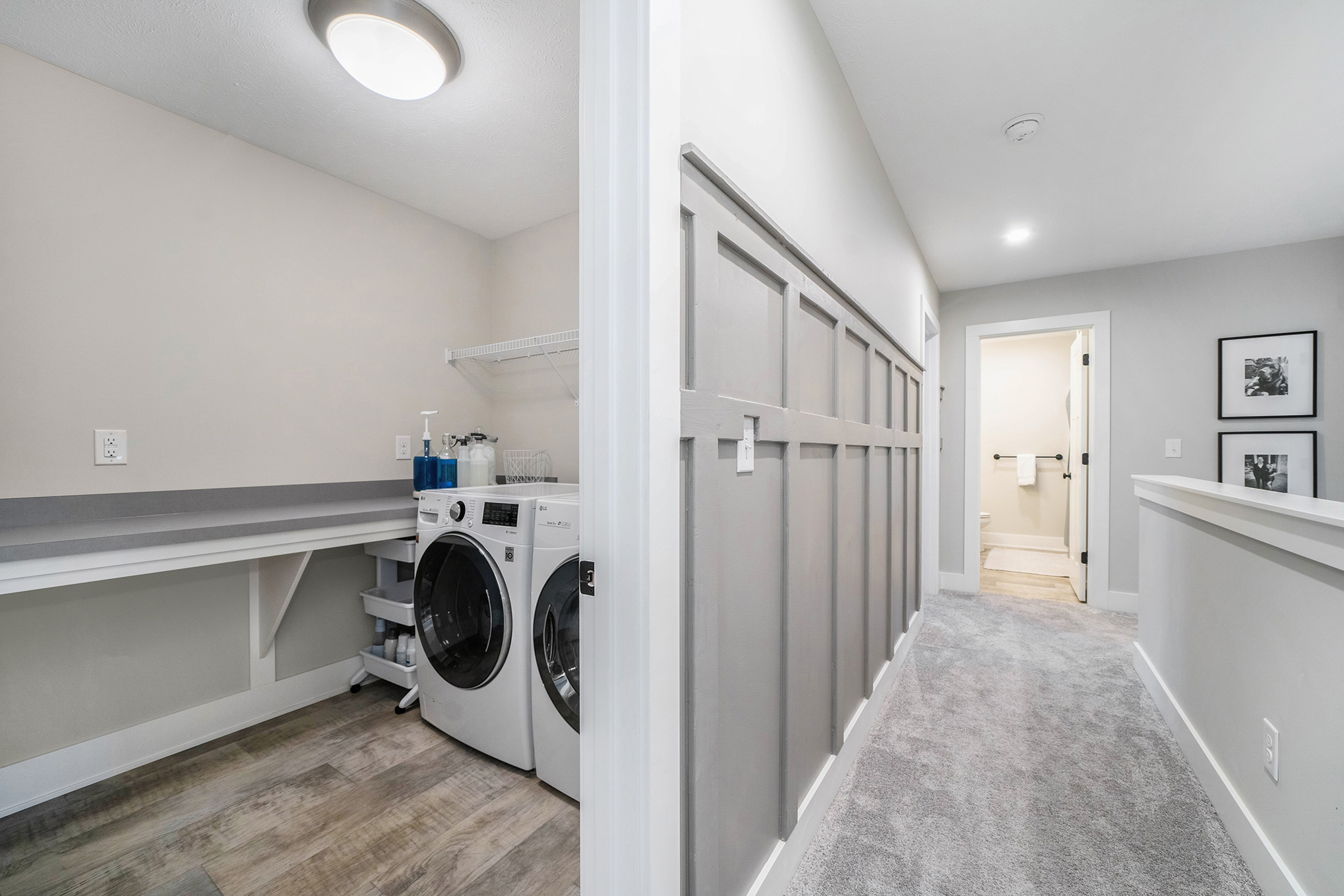 Eastbrook Homes – Newport Home Plan - Laundry room – HRVM00035 – 12364 Apple Cart Ln - Furnished (15)