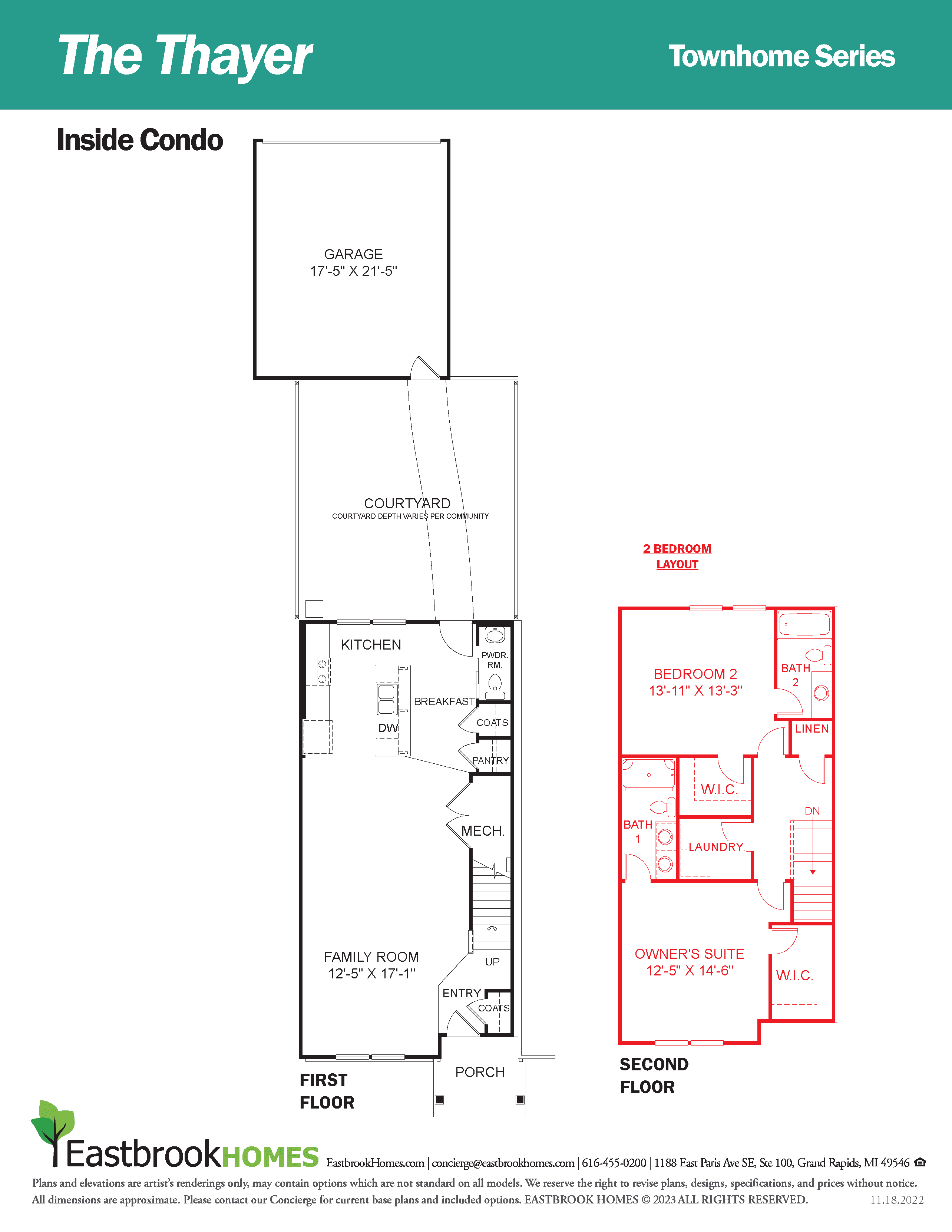 EastBrook Homes Floor Plan Image