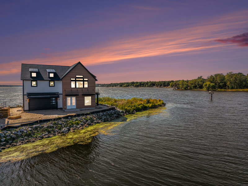 Custom Luxury Waterfront - The Peninsula Home at Tannery Bay! Contact us today for a VIP tour!